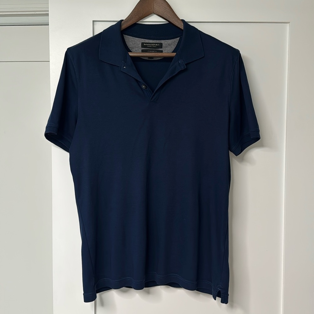 Banana Republic blue polo size M